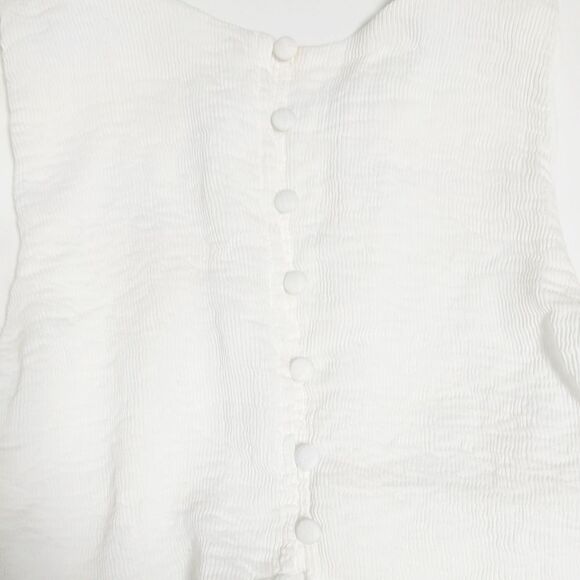 J.O.A. Layered Romper Button Back Detail BC5266 S - Picture 7 of 10